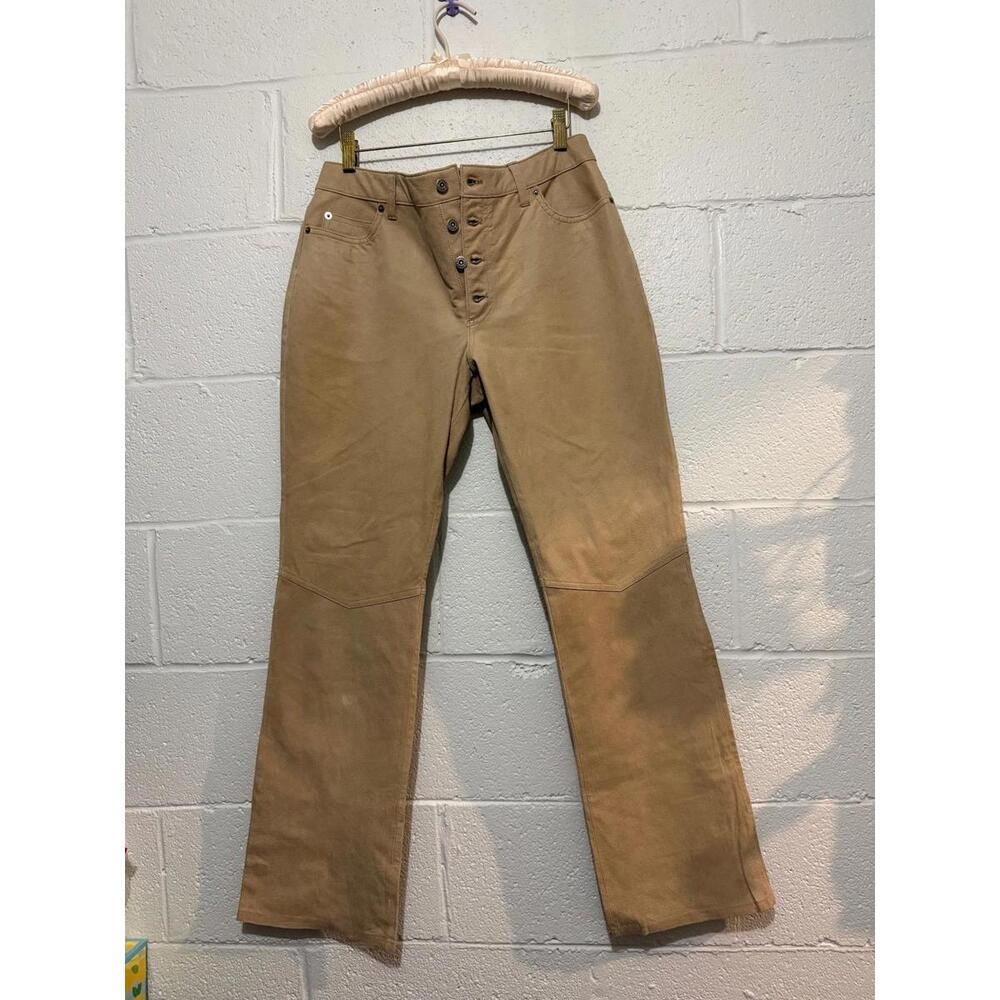 Route 66 100% Leather Mid Rise pants